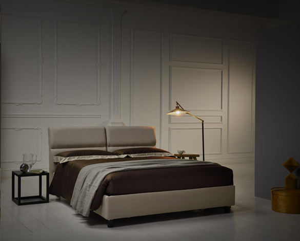 Il letto matrimoniale Valencia di Perdormire fotografato da Andrea Garuti. Andrea Garuti, fotografia, Perdomire, letto matrimoniale, letto Perdormire, letto Valencia Perdormire, letti premium, letto design, interior design, arredamento, camera da letto