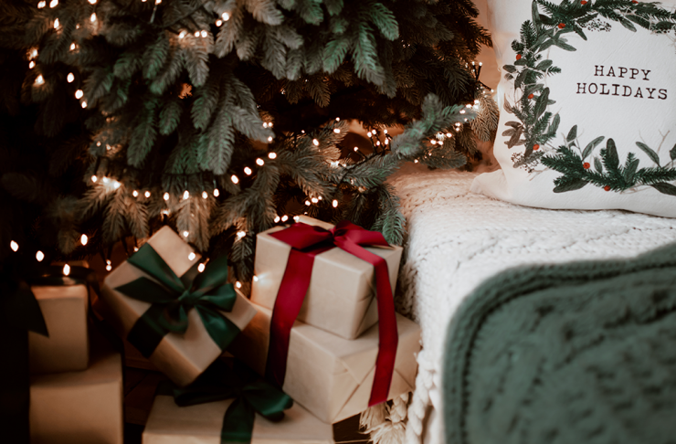 Vesti di Natale la camera da letto