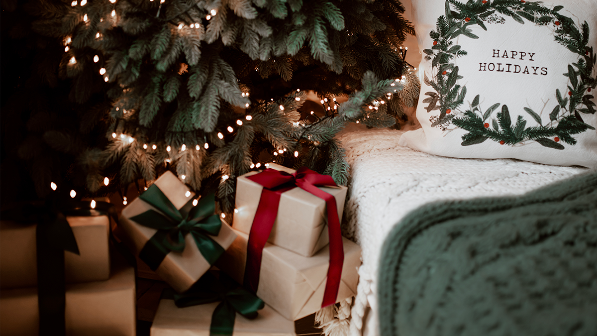 Vesti di Natale la camera da letto