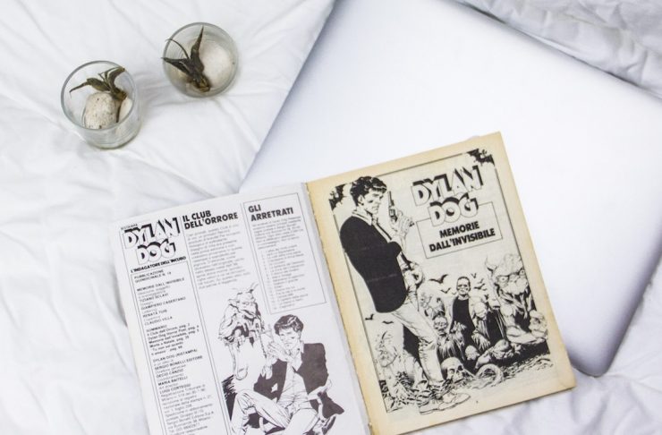 challenge-cosa-ti-serve-per-dormire-bene-1 fumetto di dylan dog sul letto, che cosa ti serve per dormire bene?