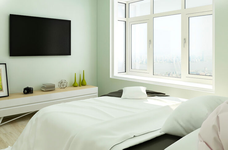 Dove mettere la TV in camera da letto?